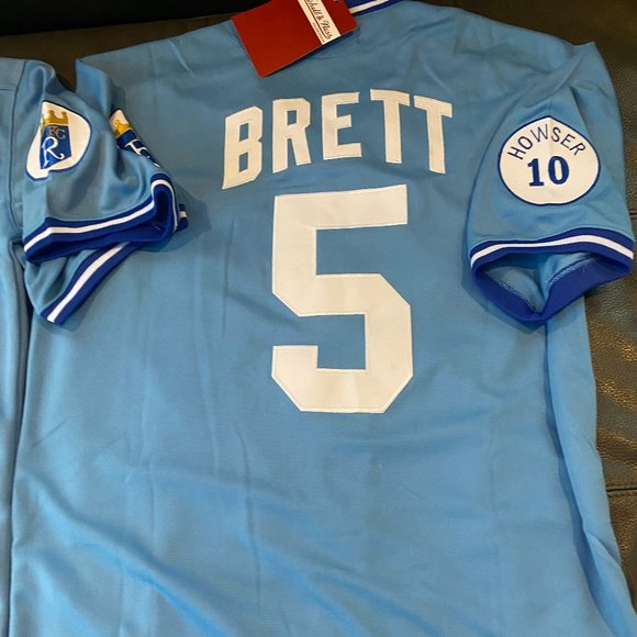 MITCHELL and NESS KANSAS CITY ROYALS GEORGE BRETT Men's JERSEY Sz M,L,XL,2XL NEW - Picture 3 of 8